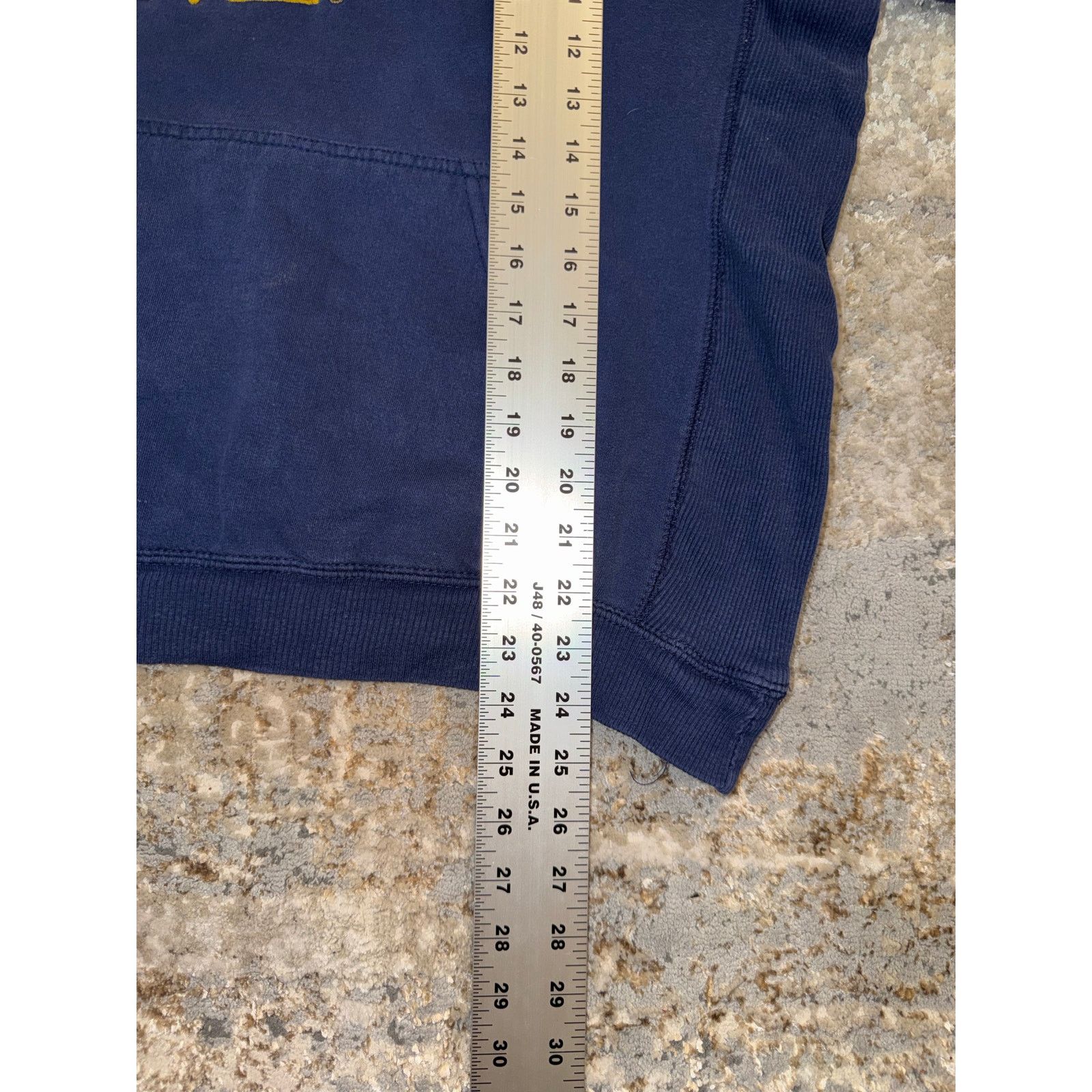 NCAA Michigan Wolverines Y2K College Navy Sweatshirt Mens Large Size US L / EU 52-54 / 3 - 5 Thumbnail