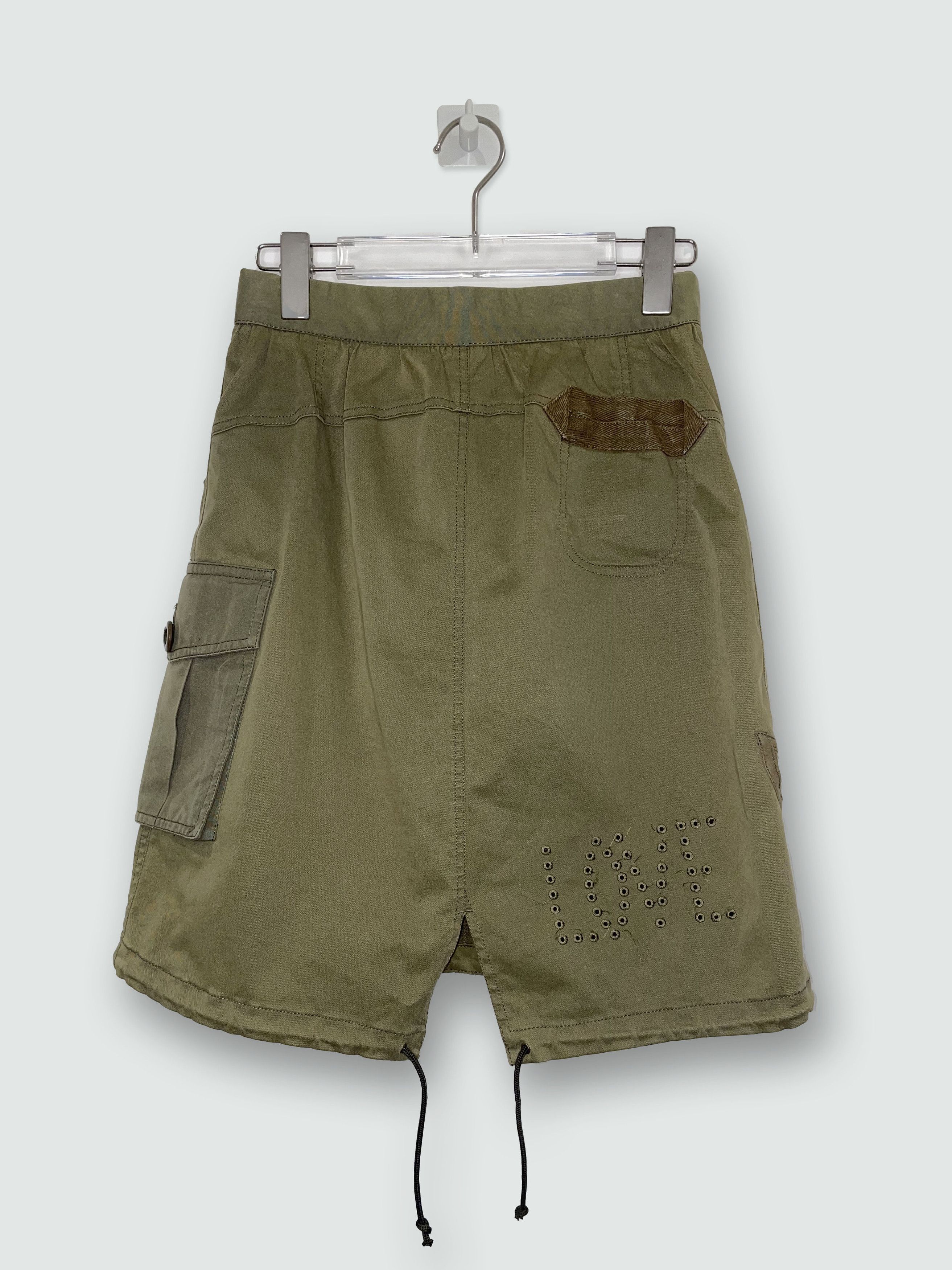 Moschino Moschino Cheap and Chic | Army Green Cargo Patch Skirt Size 26" / US 2 / IT 38 - 2 Thumbnail