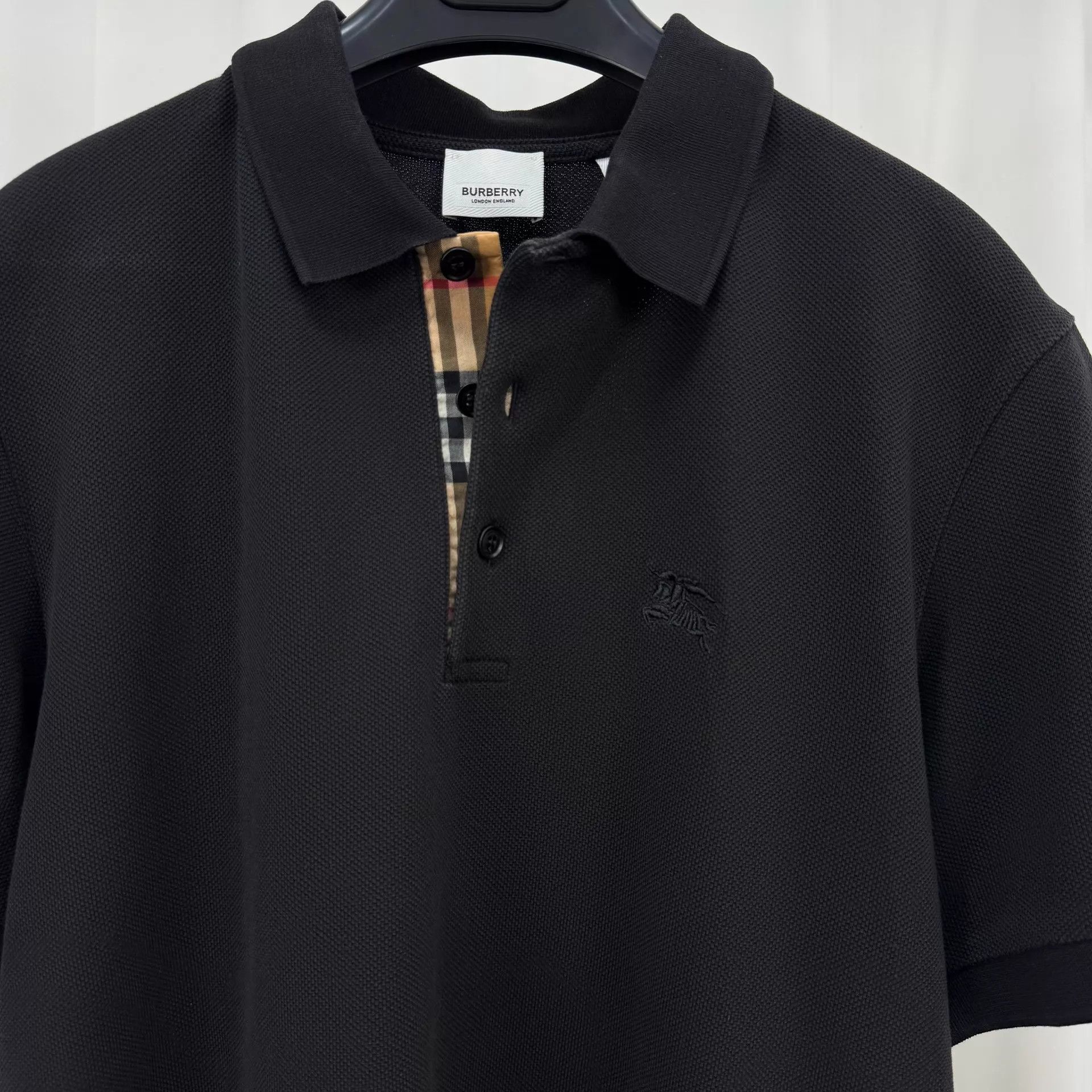 Burberry Burberry Embroidered Horse Check Polo L 98 New Size US L / EU 52-54 / 3 - 4 Thumbnail