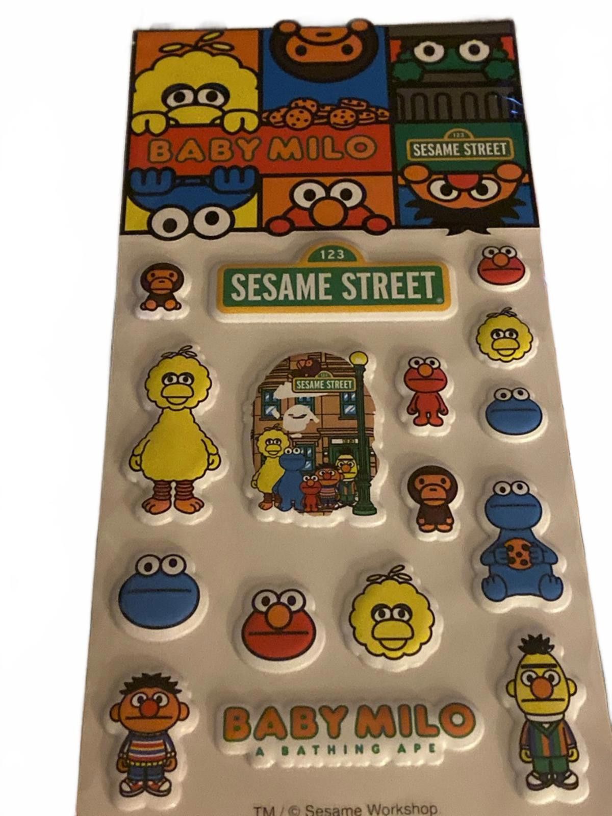 Bape BAPE x Baby Milo x Sesame Street Puff Sticker Set Size ONE SIZE - 3 Thumbnail