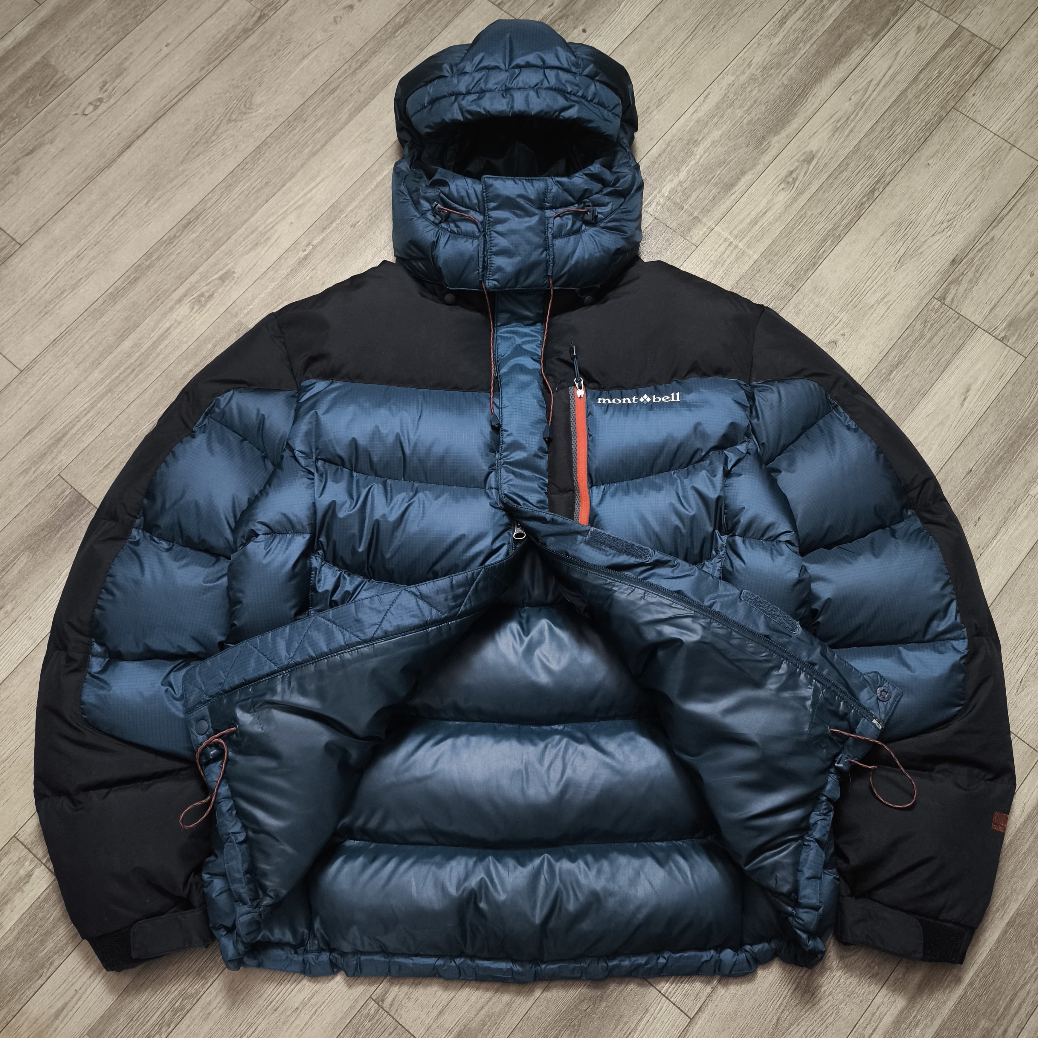 Montbell Montbell Two tone Ex700+ Windstopper Puffer Down Jacket Size US XL / EU 56 / 4 - 15 Thumbnail