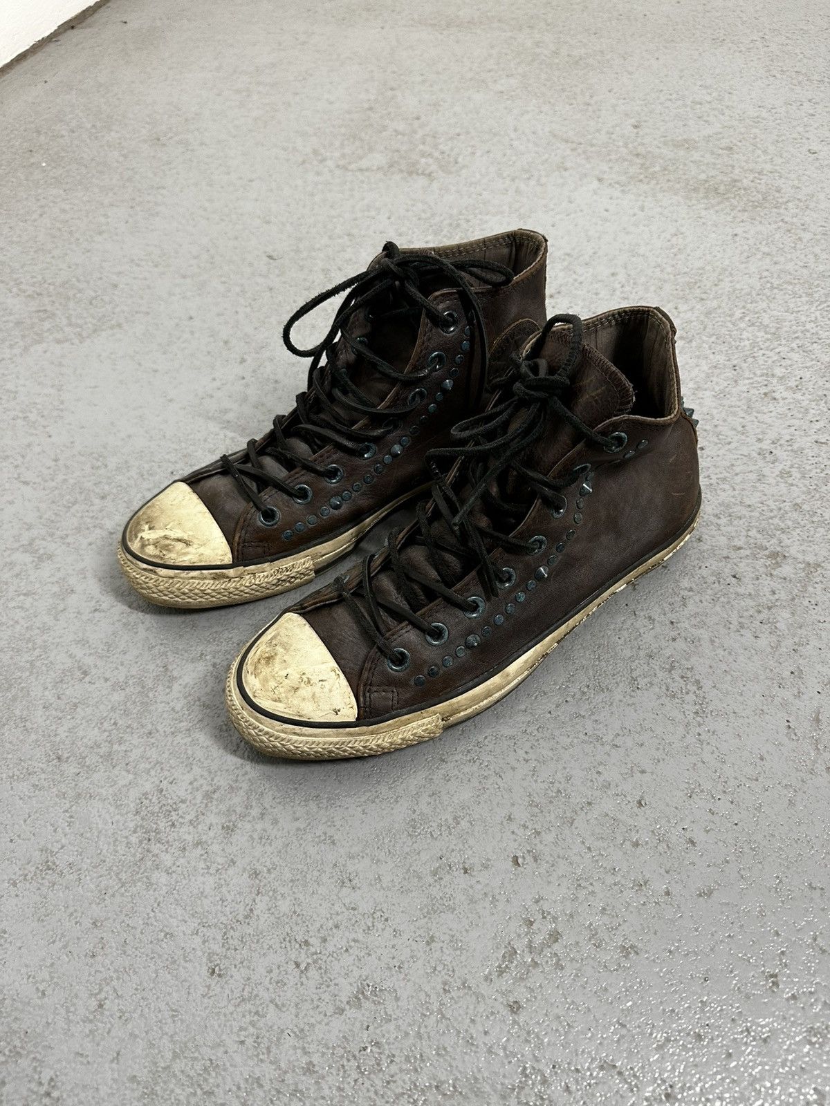 Converse × John Varvatos John Varvatos x Converse Studded Leather Sneakers Size US 9.5 / EU 42-43 - 5 Thumbnail