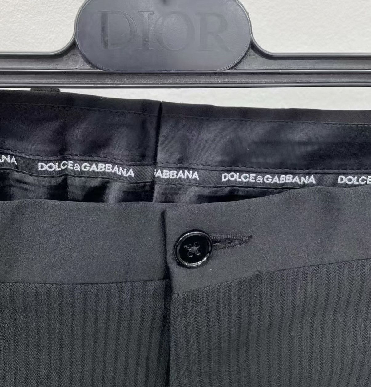 Dolce & Gabbana Dolce & Gabbana (DG) Wool & Silk Casual Pants J30 Size US 28 / EU 44 - 4 Thumbnail