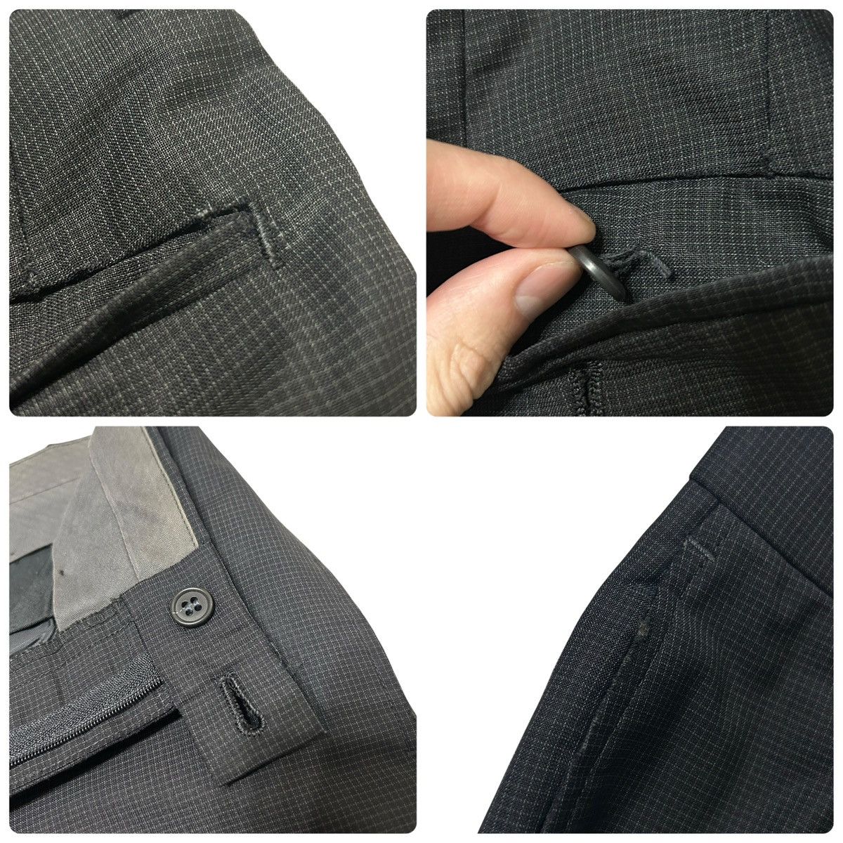 Yohji Yamamoto 751 90s Yohji Yamamoto D'URBAN A.A.R vintage suit set up men Size 38R - 15 Thumbnail