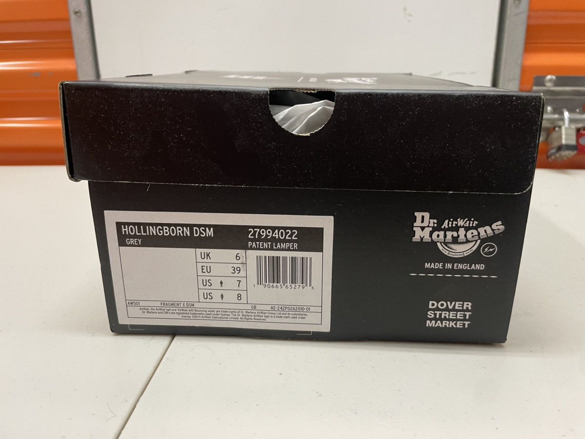 Dr. Martens × Fragment Design Dover St Market Hollingborn Patent Leather 1461 Size US 7 / EU 40 - 11 Thumbnail