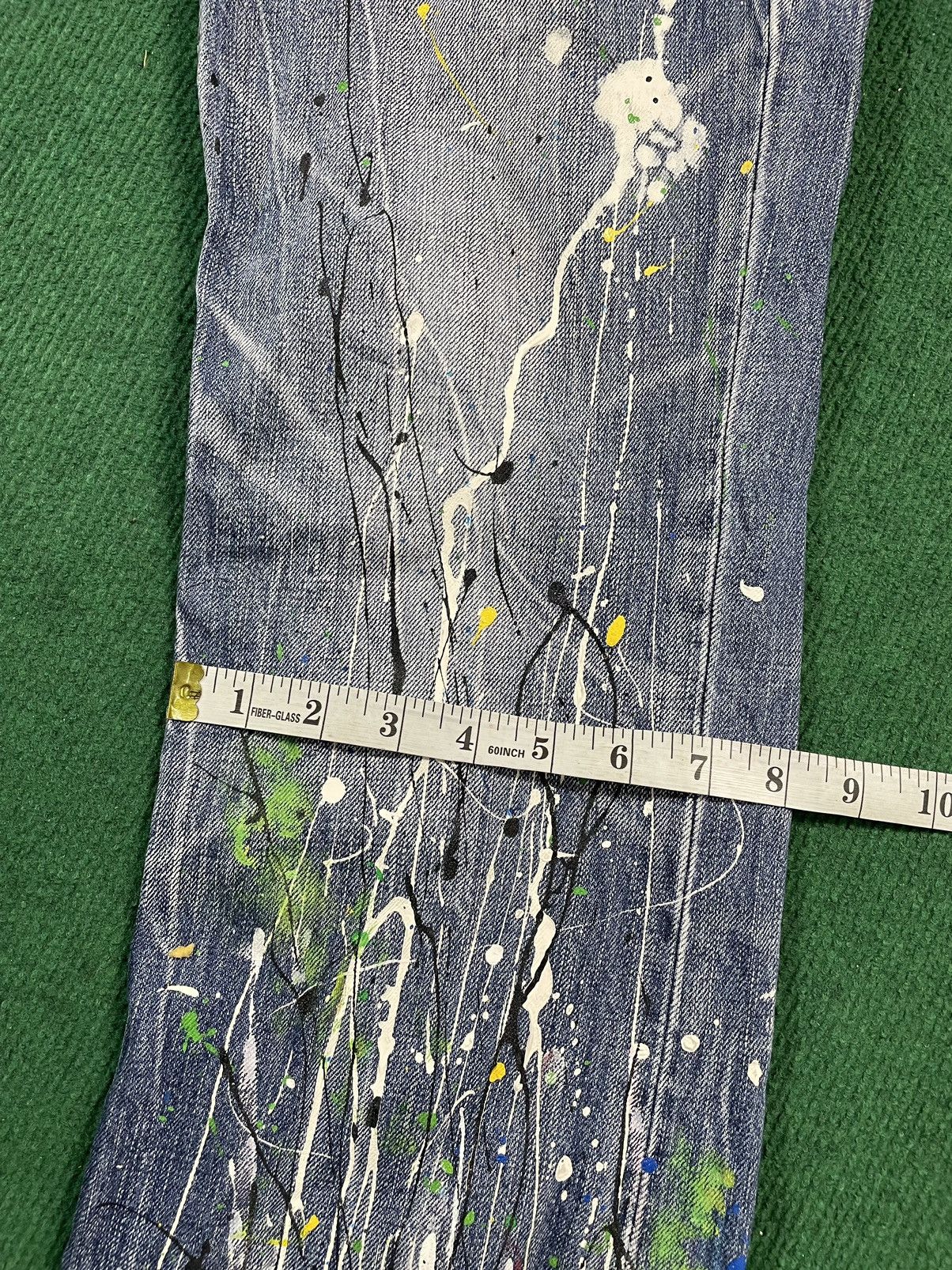 Levi's Levis Paint Splatter Flair Cutting Very Rare Jeans Size US 32 / EU 48 - 16 Thumbnail