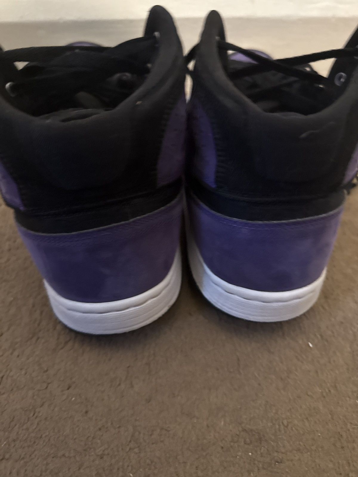 Jordan Brand Air Jordan’s black court purple Size US 10 / EU 43 - 3 Thumbnail
