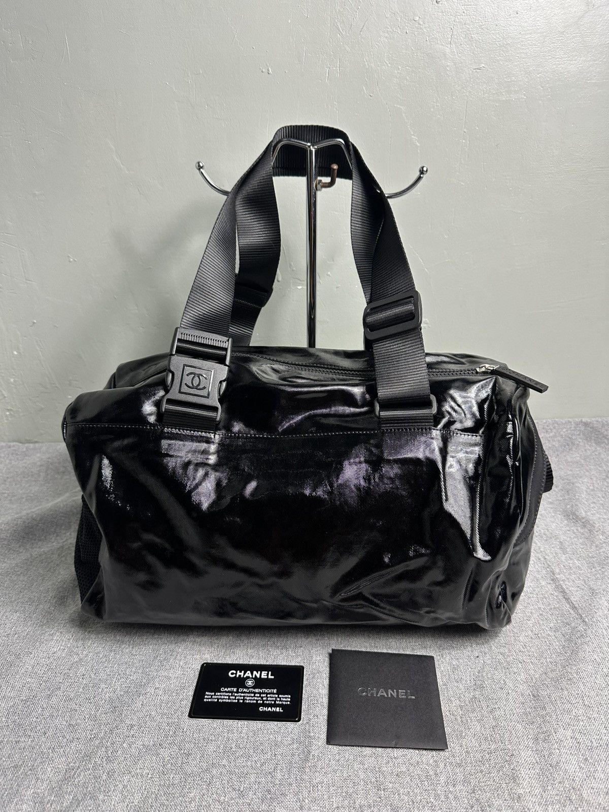 Chanel Chanel Sport Line PVC Coated Canvas Bowling Bag Size ONE SIZE - 2 Thumbnail
