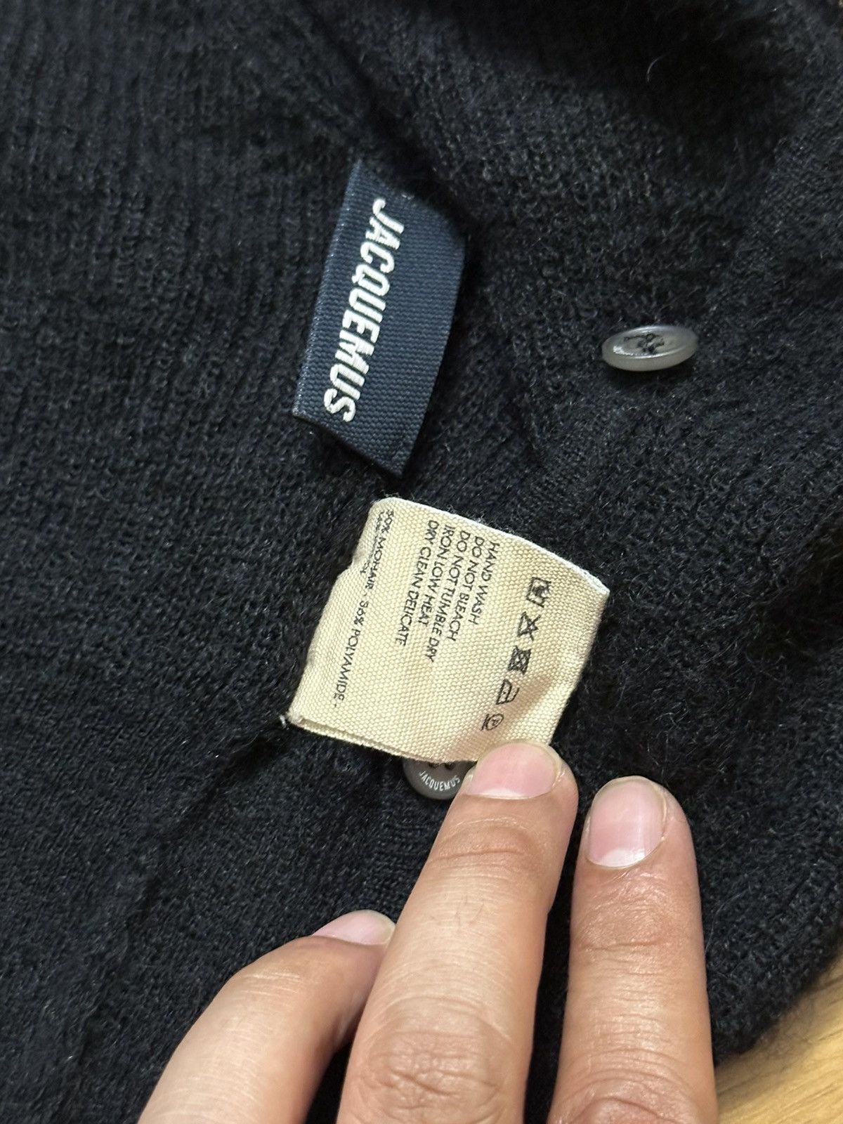 Jacquemus Jacquemus Le Cardigan Alzou Mohair-Blend Cardigan Size XS / US 0-2 / IT 36-38 - 14 Thumbnail