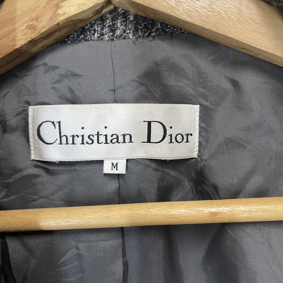 Christian Dior Monsieur Vintage 90s Christian Dior Button Coat Blazer Size US M / EU 48-50 / 2 - 13 Thumbnail