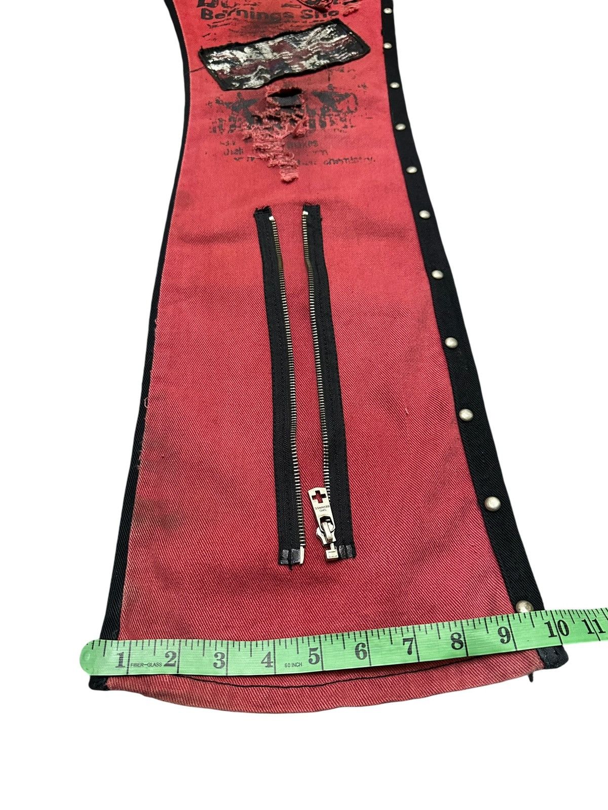 BERNINGS SHO Vintage Berning Sho Flare Original Distressed Punk Design Size US 34 / EU 50 - 17 Thumbnail