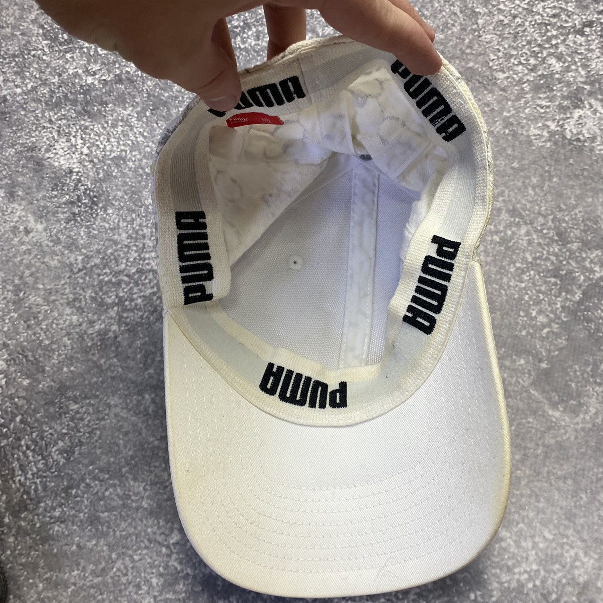 Puma × Vintage Vintage Puma Monogram logo Streetwear y2k cap Size ONE SIZE - 6 Thumbnail