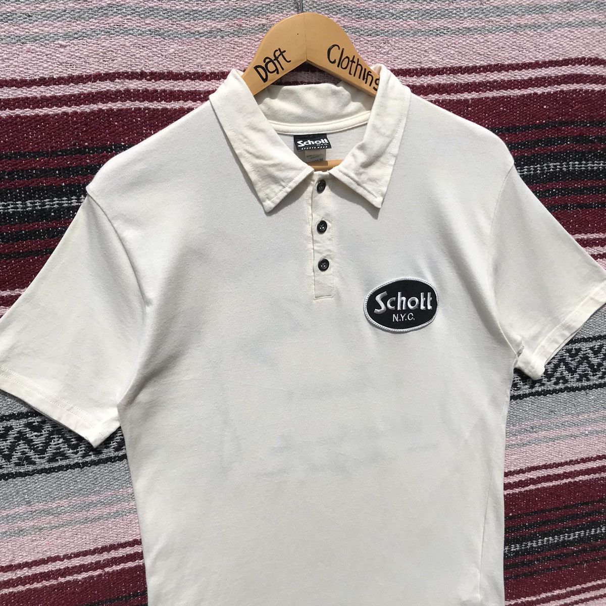Schott Schott N.Y.C Bowling Shirt Vintage Schott Size US S / EU 44-46 / 1 - 8 Thumbnail