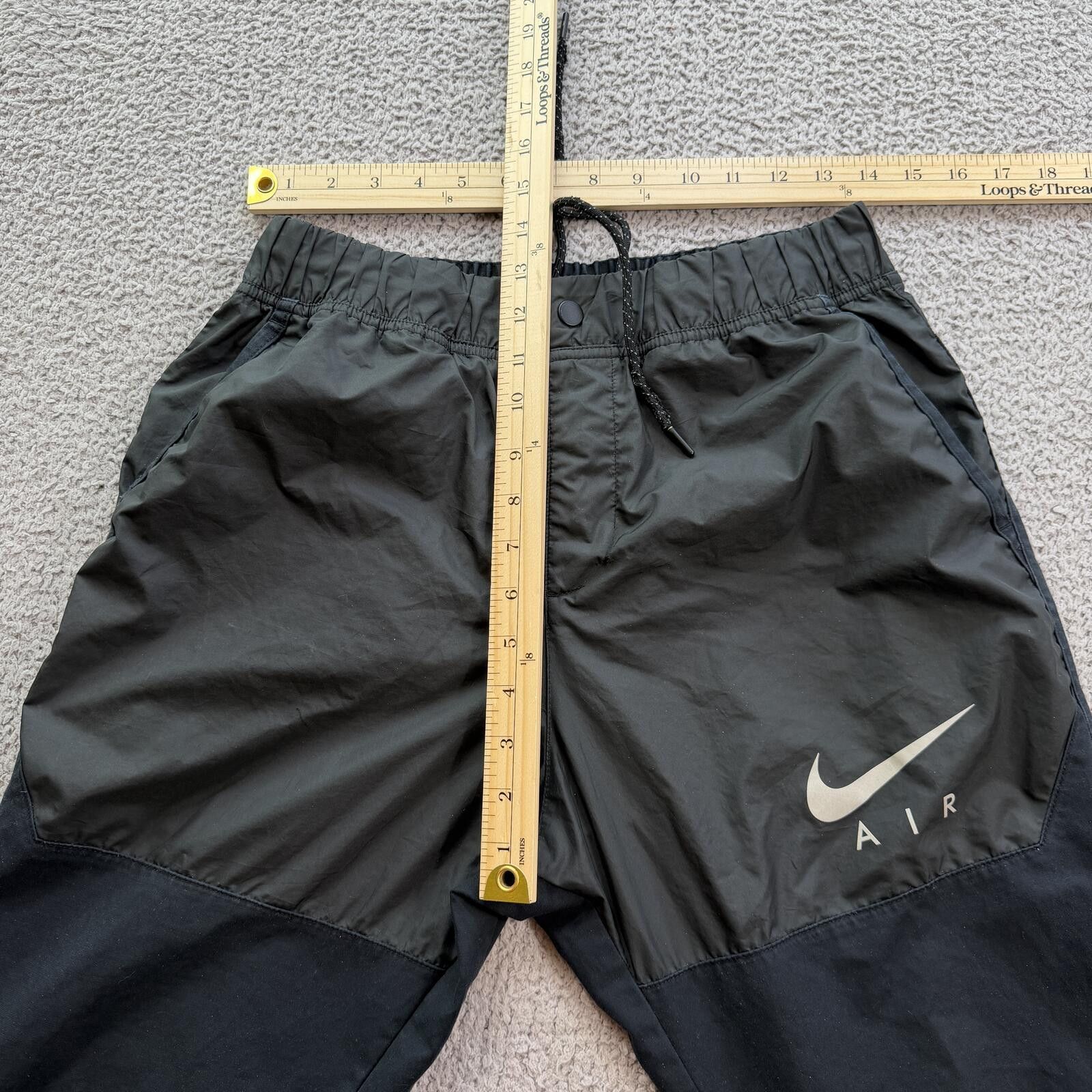 Nike Nike Air Jogger Pants Men M Black Nylon Athletic Sweatpants Size US 30 / EU 46 - 3 Thumbnail