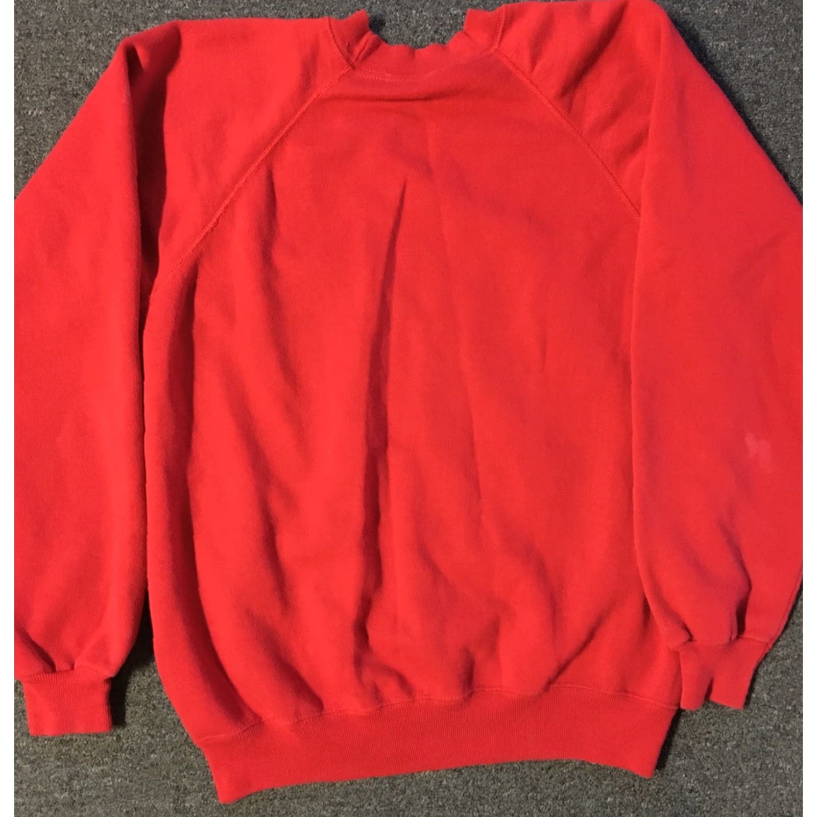 Hanes VINTAGE 80s Scottsdale Arizona Faded Sweatshirt S USA Bleach Track School PE Grunge Size US S / EU 44-46 / 1 - 6 Thumbnail