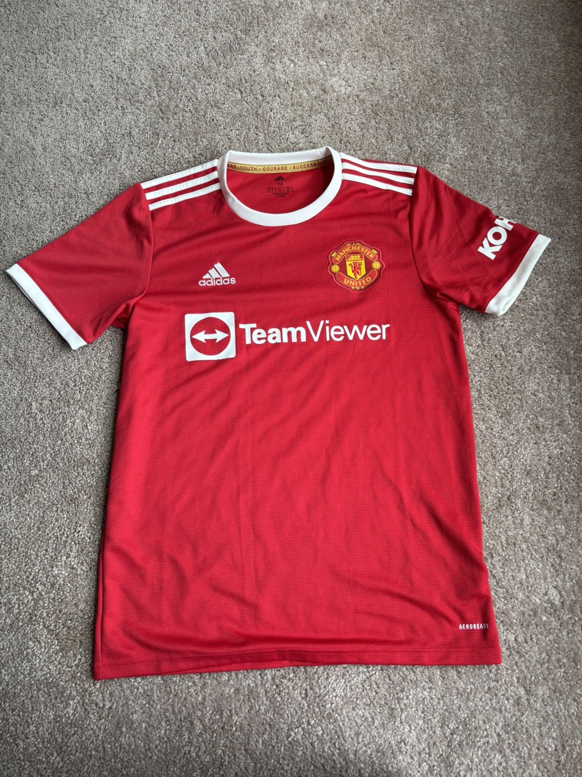 Adidas Adidas Manchester United 21’–22 Home Jersey Replica (H31447) Size US M / EU 48-50 / 2 - 1 Thumbnail