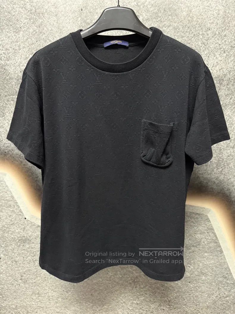 Louis Vuitton Louis Vuitton Black dark stripe short sleeve Size US L / EU 52-54 / 3 - 1 Thumbnail