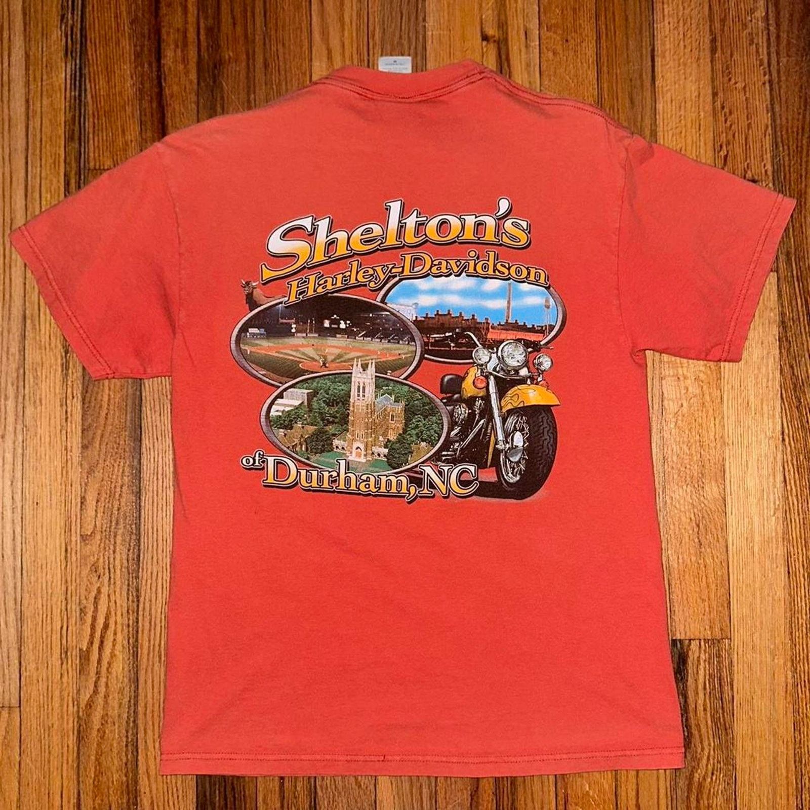 Harley Davidson Vintage 2003 Harley Davidson Motorcycle Sheltons Durham NC M Size US M / EU 48-50 / 2 - 1 Thumbnail