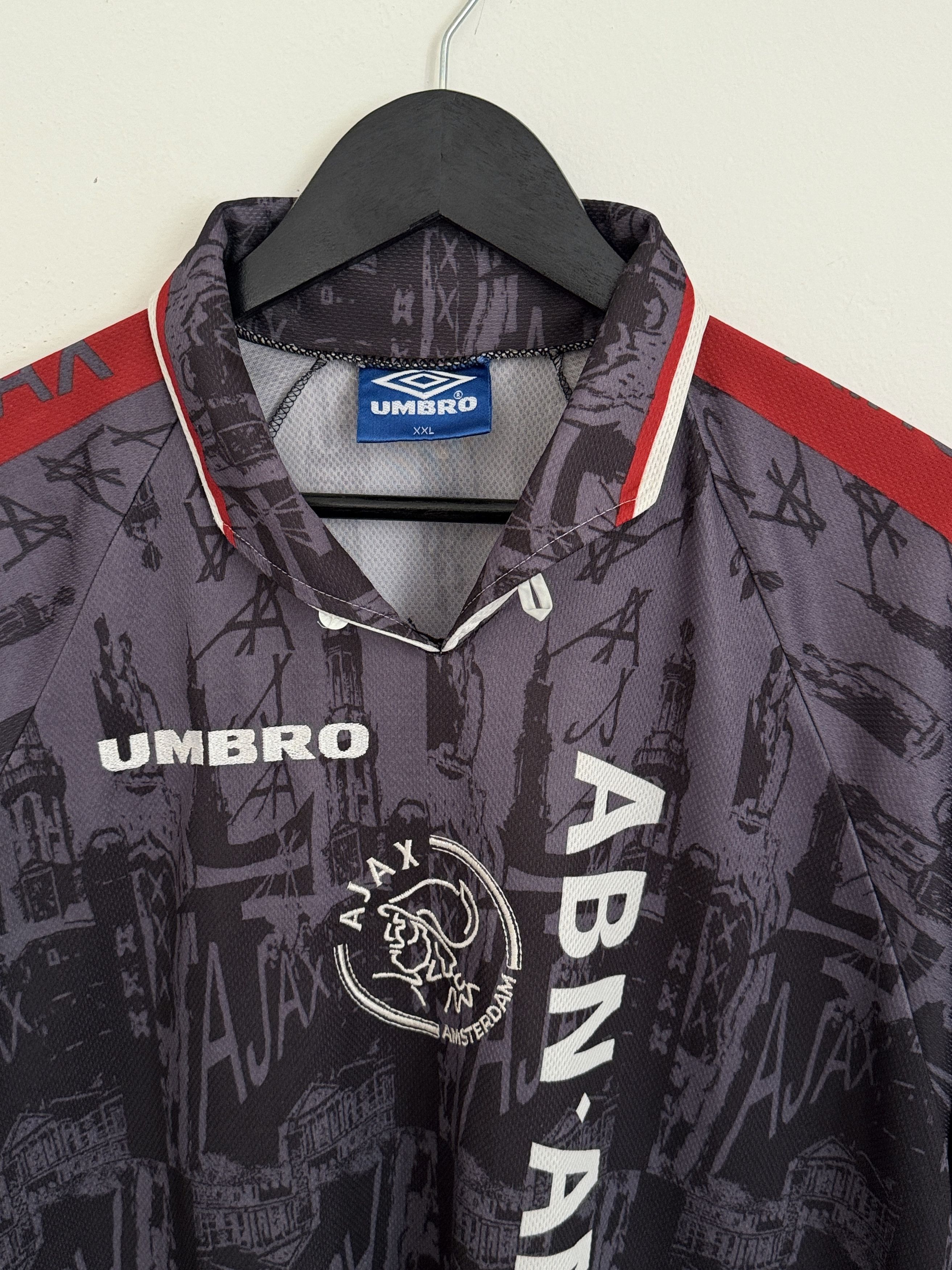 Umbro Vintage Ajax Amsterdam 1995/96 Umbro away shirt Size US XXL / EU 58 / 5 - 3 Thumbnail