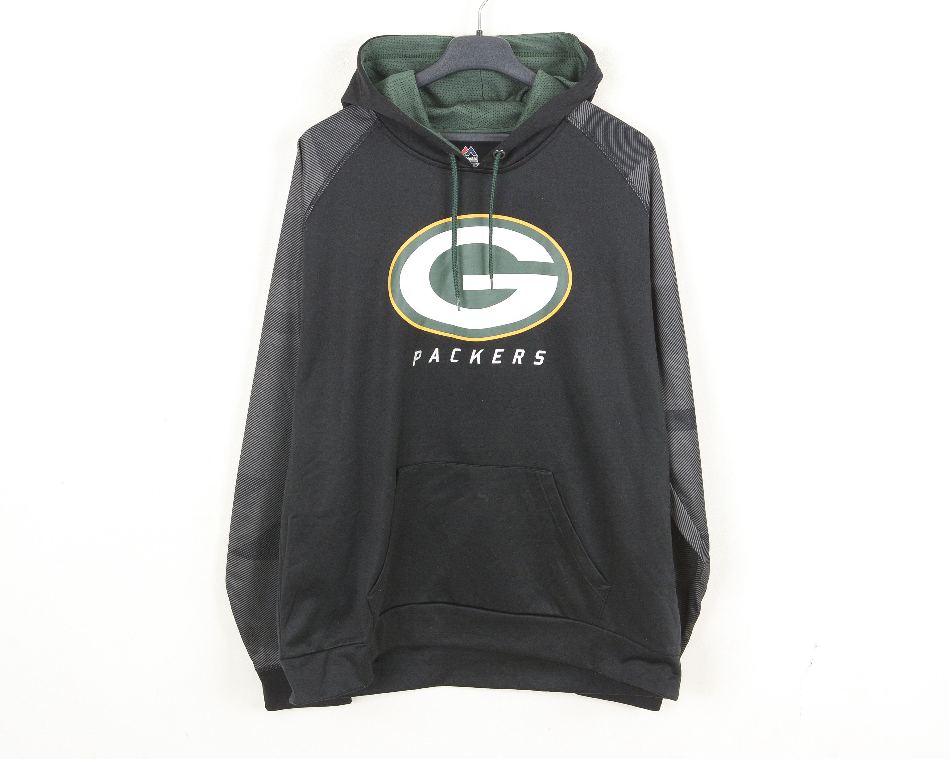 Majestic GREEN BAY PACKERS Thermabase 2XL Hoodie Jumper Pullover top Size US XXL / EU 58 / 5 - 1 Thumbnail