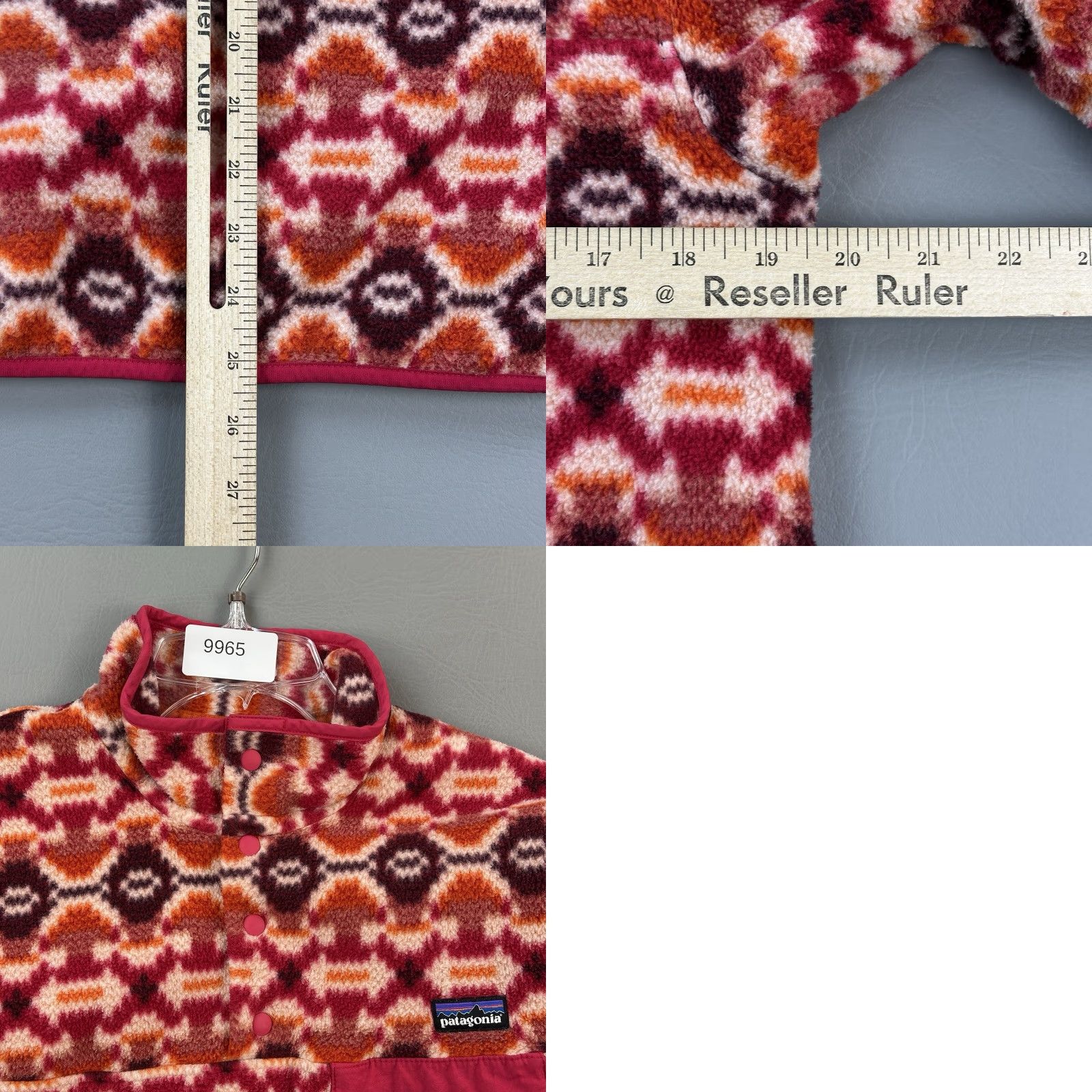 Patagonia Patagonia Synchilla Snap T Women's Small Aztec Southwestern Hiking Pullover Jacket Size S / US 4 / IT 40 - 9 Thumbnail