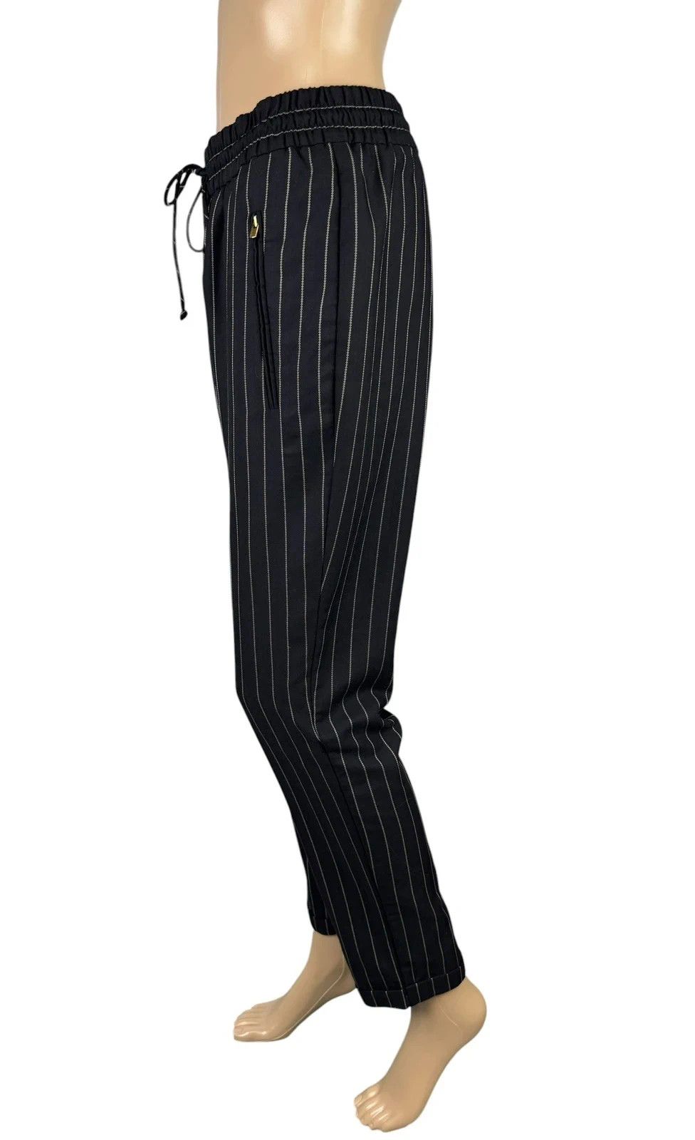 Stella McCartney Stella McCartney Striped Trousers Wool size 40 Size 27" / US 4 / IT 40 - 4 Thumbnail