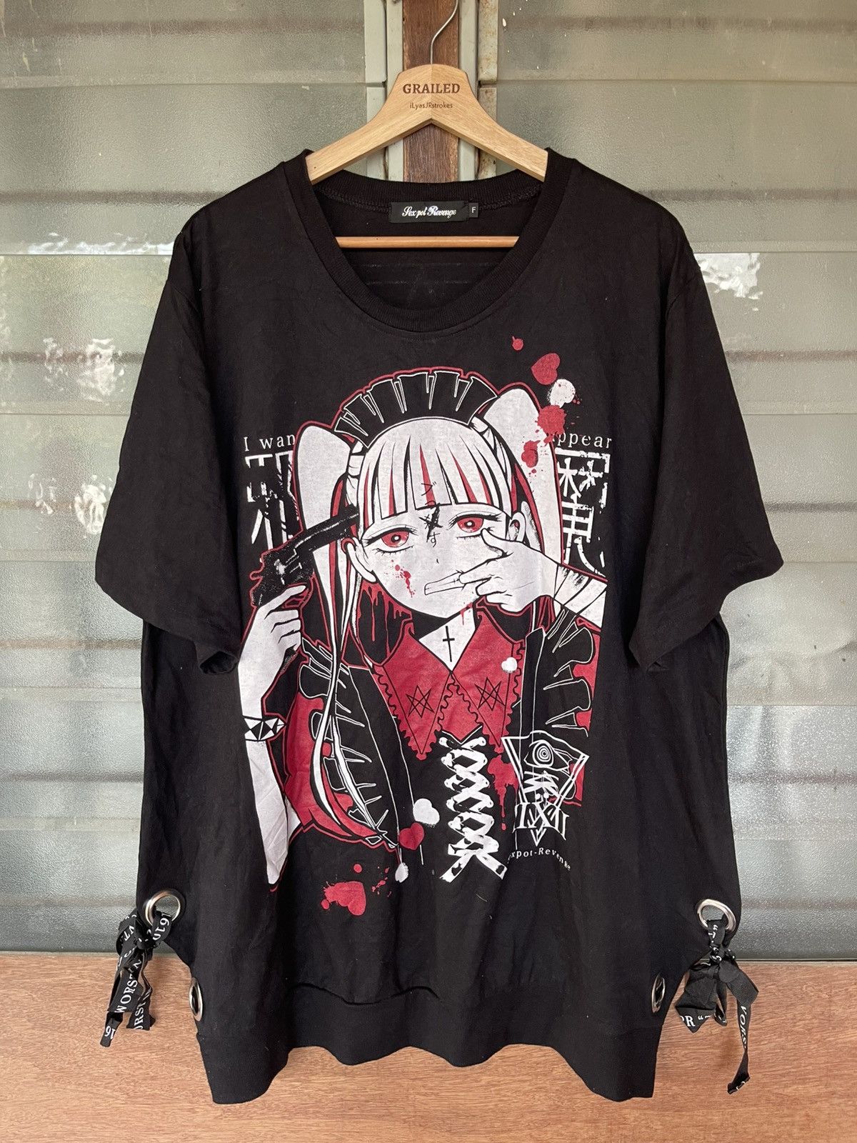 Sex Pot ReVeNGe Anime-Style Character Graphic Sexpot-Revenge Shirt Tee Size XL / US 12-14 / IT 48-50 - 4 Thumbnail
