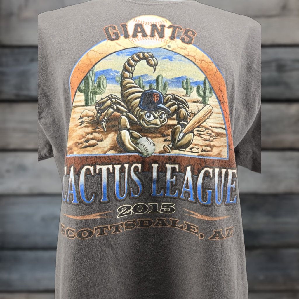 Gildan San Francisco Giants 2015 Cactus League Arizona T Shirt Mens XL Gray Size US XL / EU 56 / 4 - 1 Thumbnail