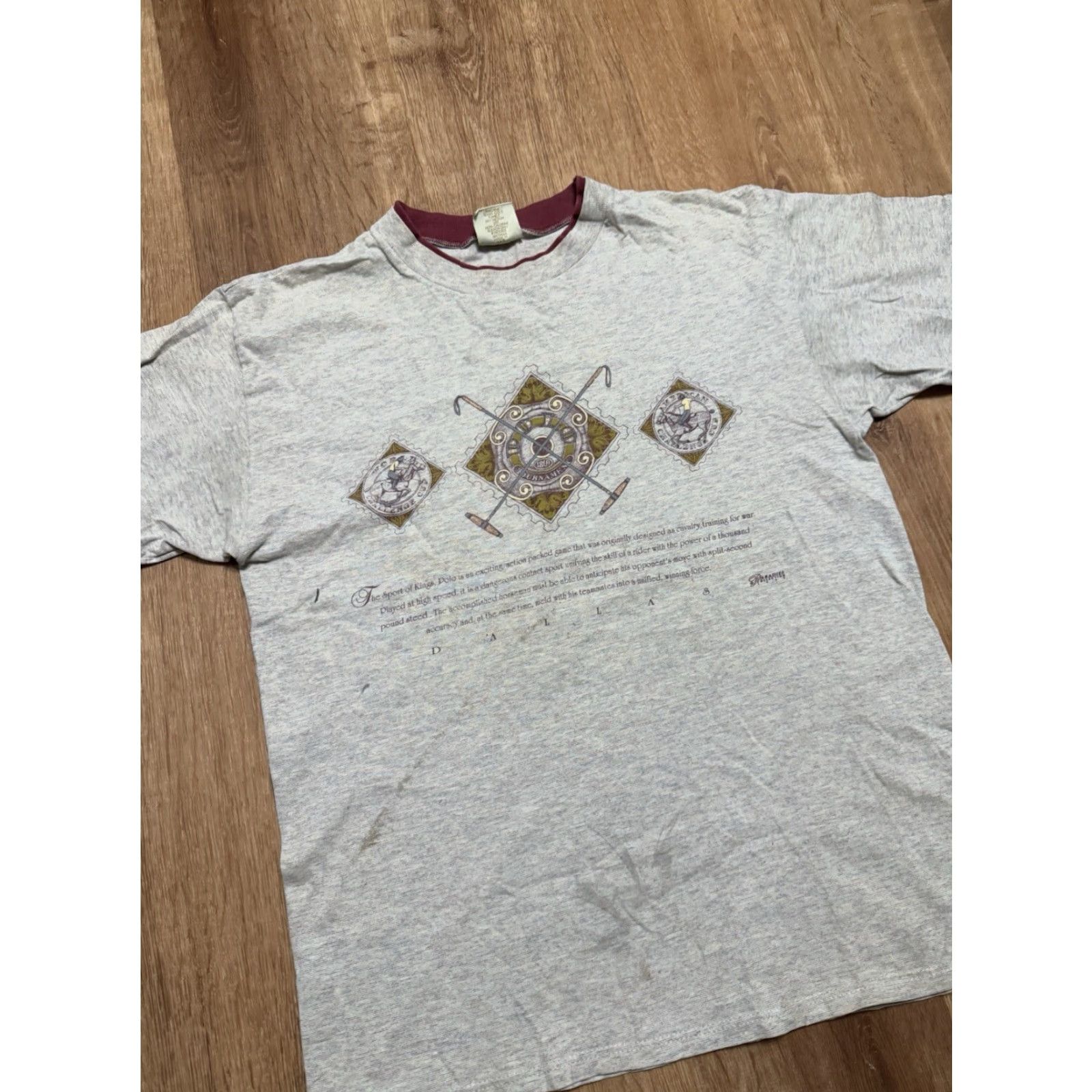 Vintage VINTAGE 90s Dallas Tourist T-shirt Layered Mens L USA Made Gray Stains Shirts Mens Size US L / EU 52-54 / 3 - 5 Thumbnail