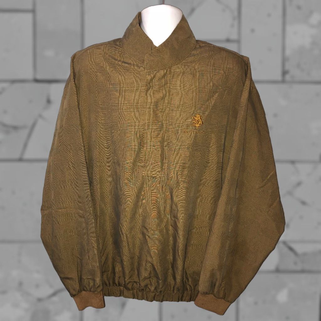 Footjoy Footjoy Windbreaker Jacket Mens Green 1/2 Zip Pullover Size L Size US L / EU 52-54 / 3 - 1 Thumbnail