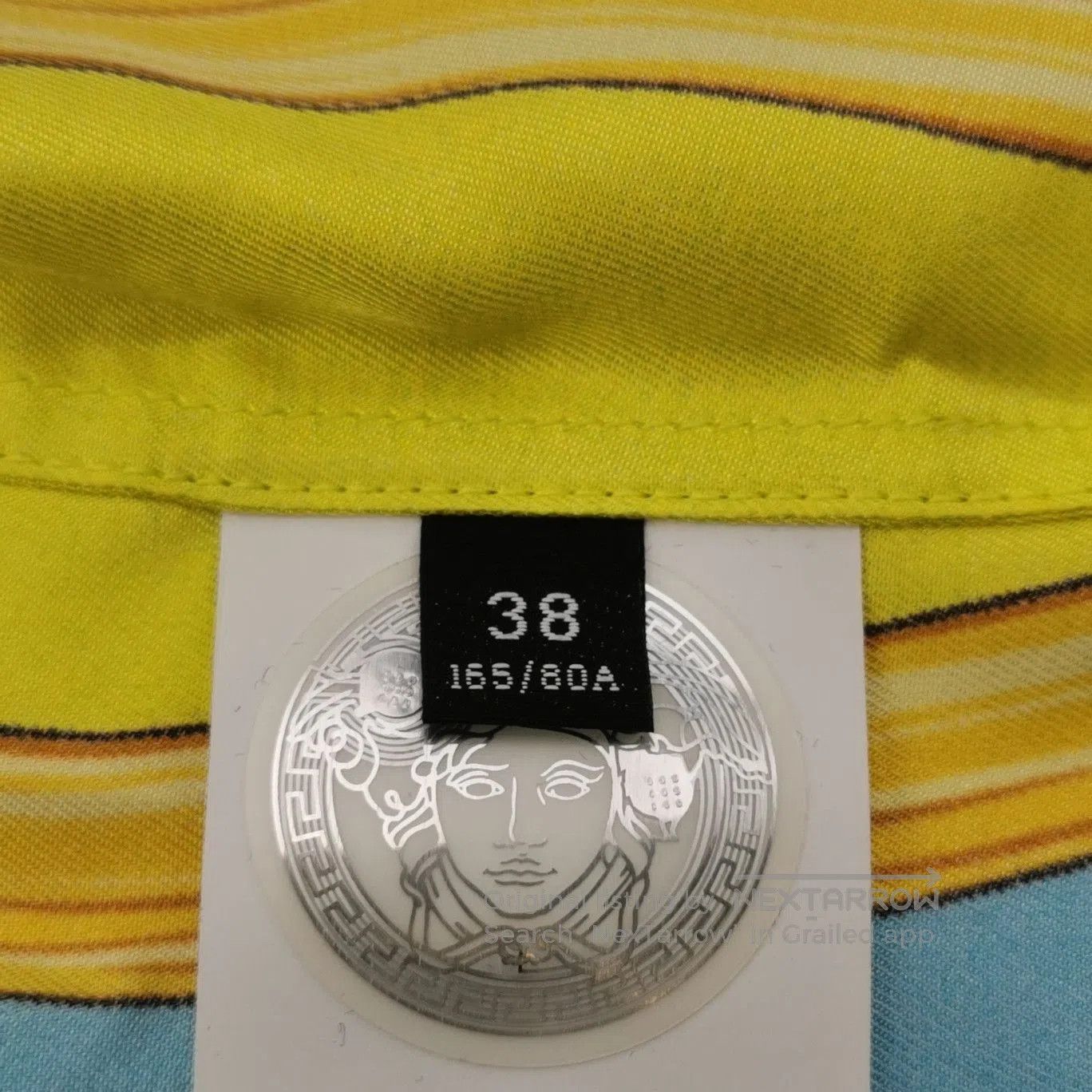 Versace Versace Silk Patterned Collar Long-Sleeve Shirt. Size US L / EU 52-54 / 3 - 9 Thumbnail