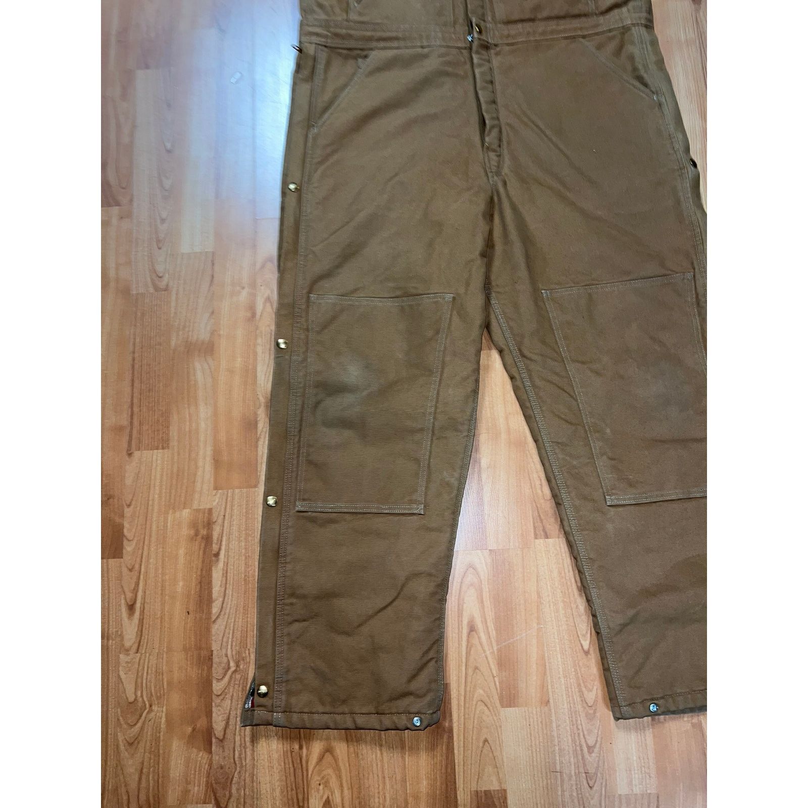 Carhartt Carhartt Bib Overalls Quilt Coveralls Duck Canvas 40x30 Size US XXL / EU 58 / 5 - 2 Thumbnail