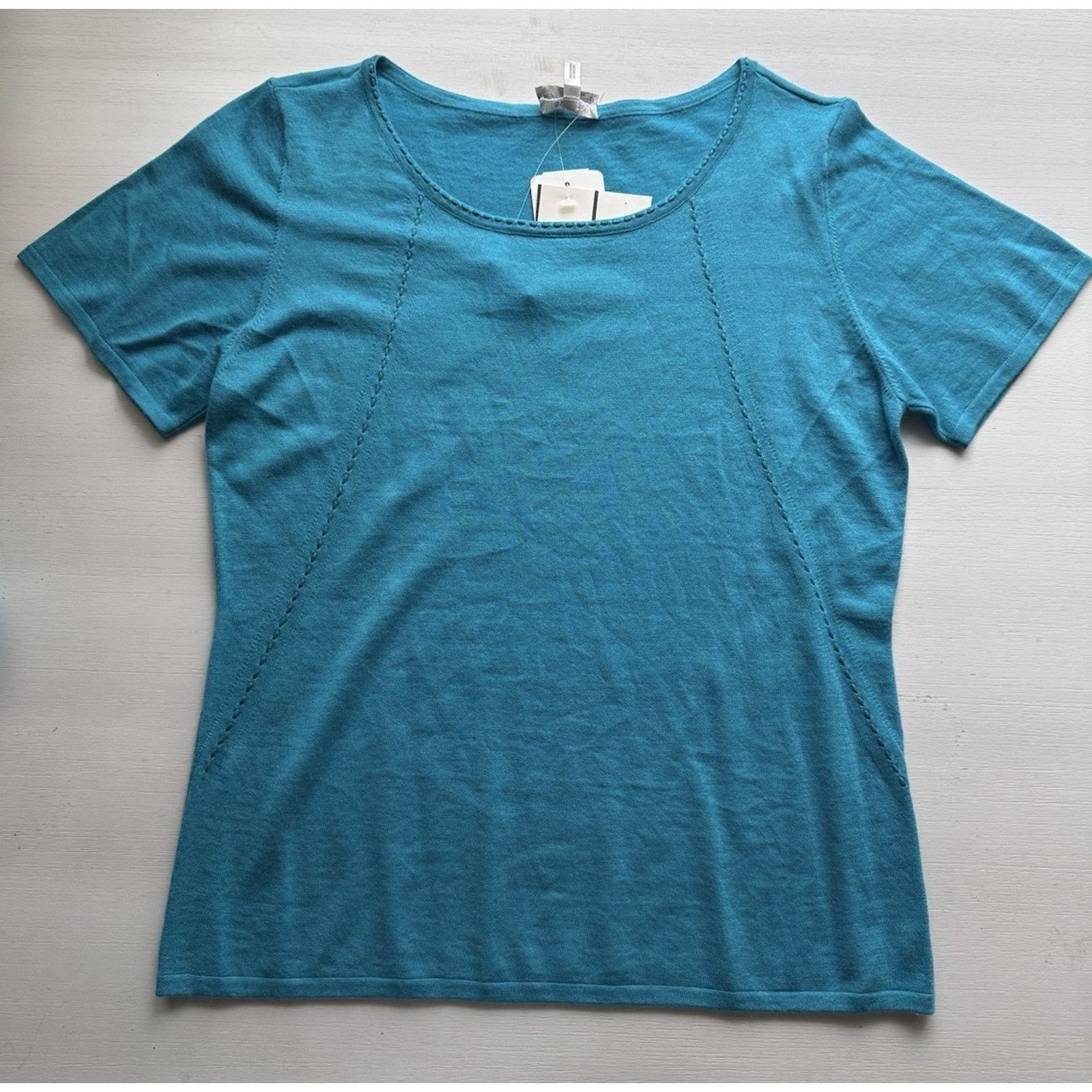 Escada Sport Escada Sport 100% Cashmere Sz XL Ombré Aqua Cardigan Set NWT Size XL / US 12-14 / IT 48-50 - 4 Thumbnail