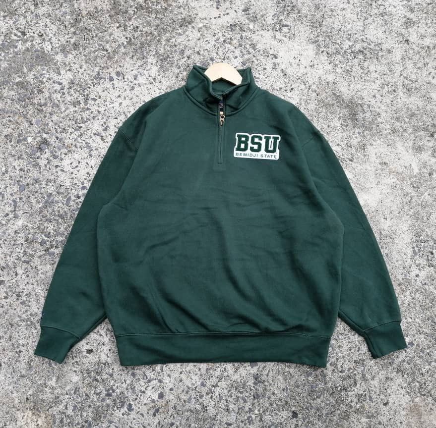 Jansport Jansport Bemidji State Beavers Half Zipper Sweatshirt Size US XL / EU 56 / 4 - 5 Thumbnail