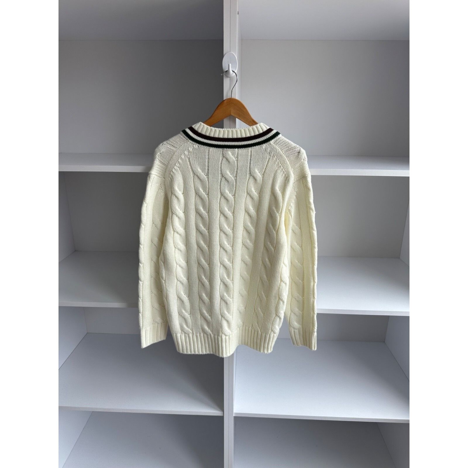 Japanese Brand VTG GU Japanese Heavy Knitted Beige Sweater Size US S / EU 44-46 / 1 - 8 Thumbnail