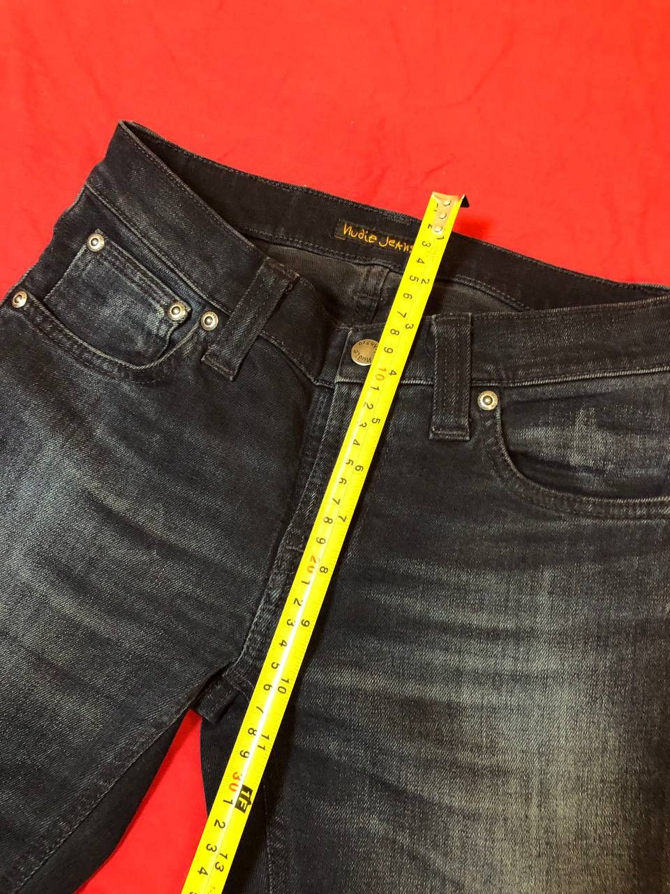 Nudie Jeans NUDIE Wash Denim Regular Skinny Straight jeans Size 25" / US 0 / IT 36 - 11 Thumbnail