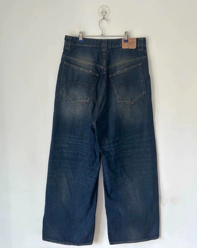 Balenciaga Balenciaga size M Embroidered Letter Baggy Loose Jeans Size US 27 - 2 Thumbnail