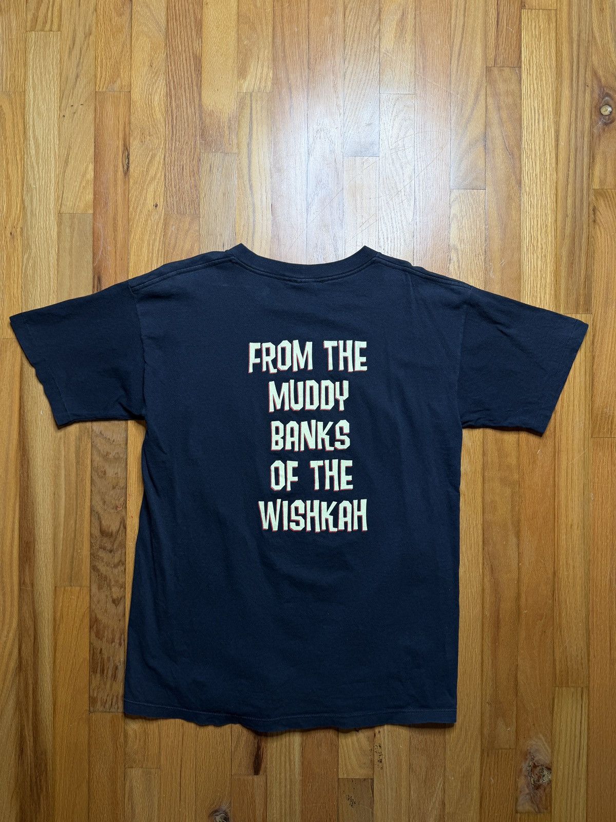Vintage Vtg 1996 Nirvana Tee Muddy Banks Of The Wishkah Double Sided Size US L / EU 52-54 / 3 - 2 Thumbnail