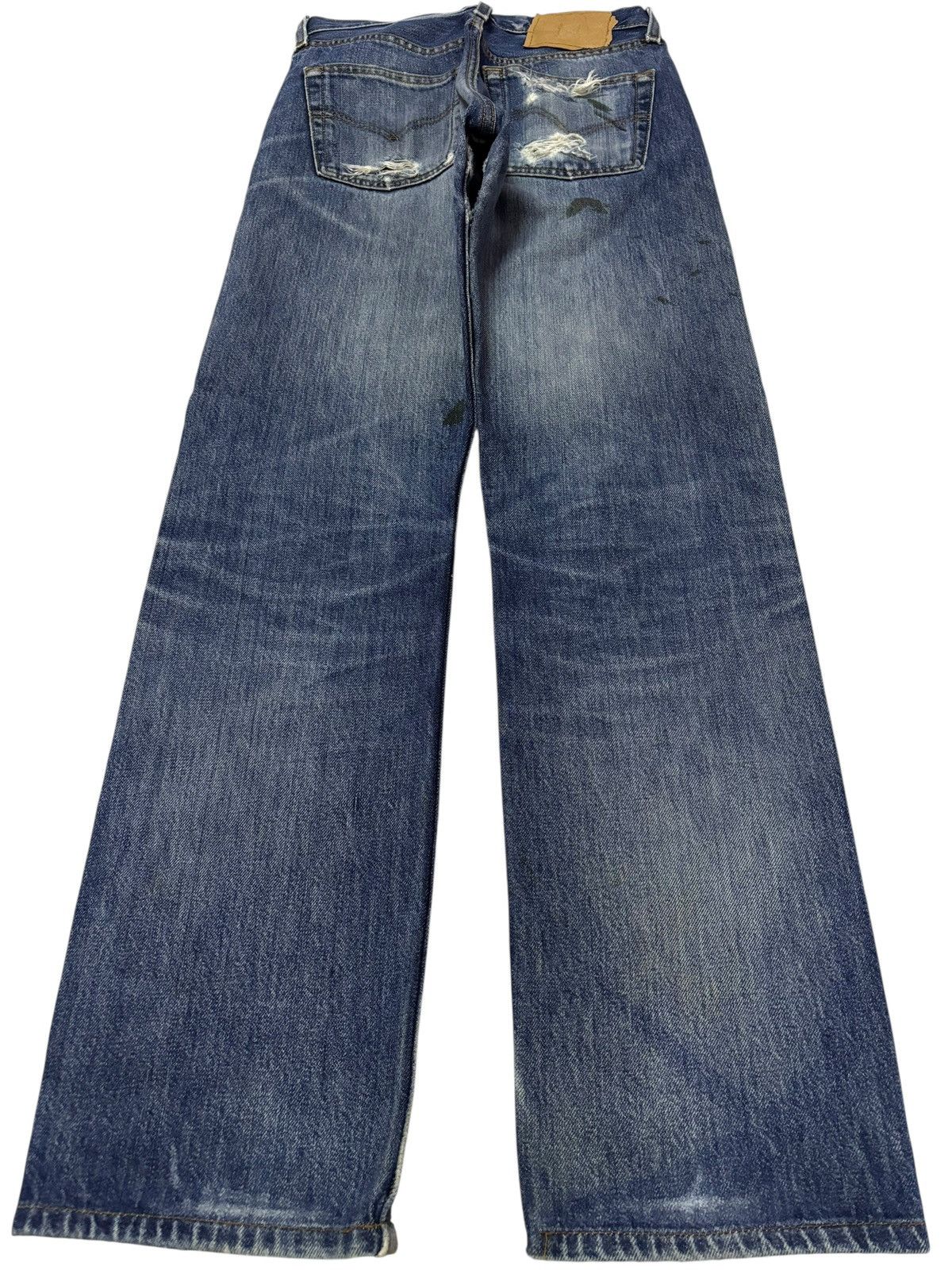 Levi's Vtg 90s Levis 501 Distressed Jeans Size US 26 / EU 42 - 2 Thumbnail