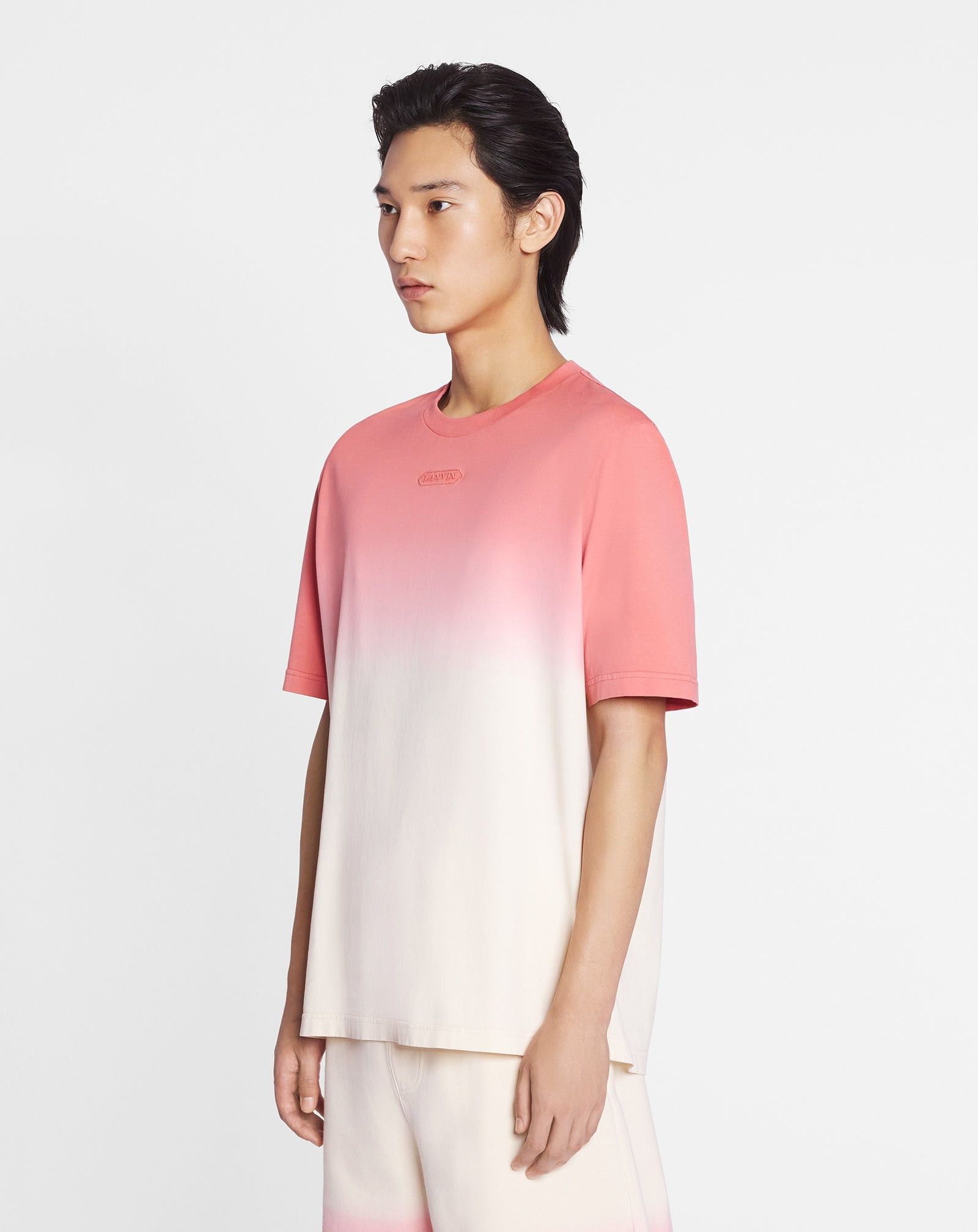 Lanvin o1mle0825 Straight Fit T-Shirt in Pink Size US S / EU 44-46 / 1 - 3 Thumbnail