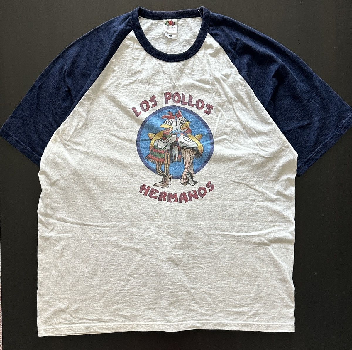Vintage Los Pollos Hermanos Graphic Reglan T-Shirt Size XL Size US XL / EU 56 / 4 - 1 Thumbnail