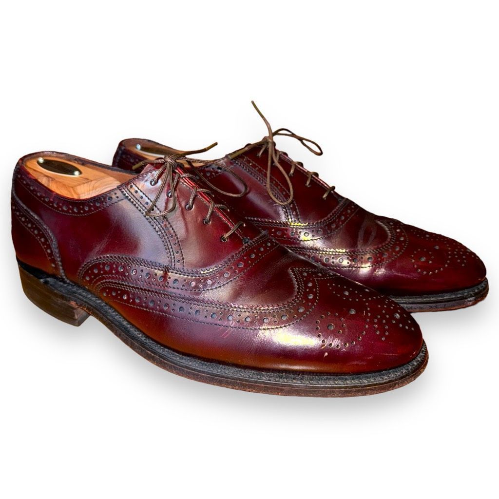 Hanover Hanover Handmade in USA Wingtip Oxford Dress Shoes 9.5 Size US 9.5 / EU 42-43 - 1 Thumbnail