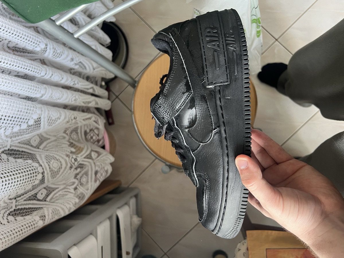 Nike × Vintage Airforce 1 Shadow x Triple Black Size US 12 / EU 45 - 4 Thumbnail