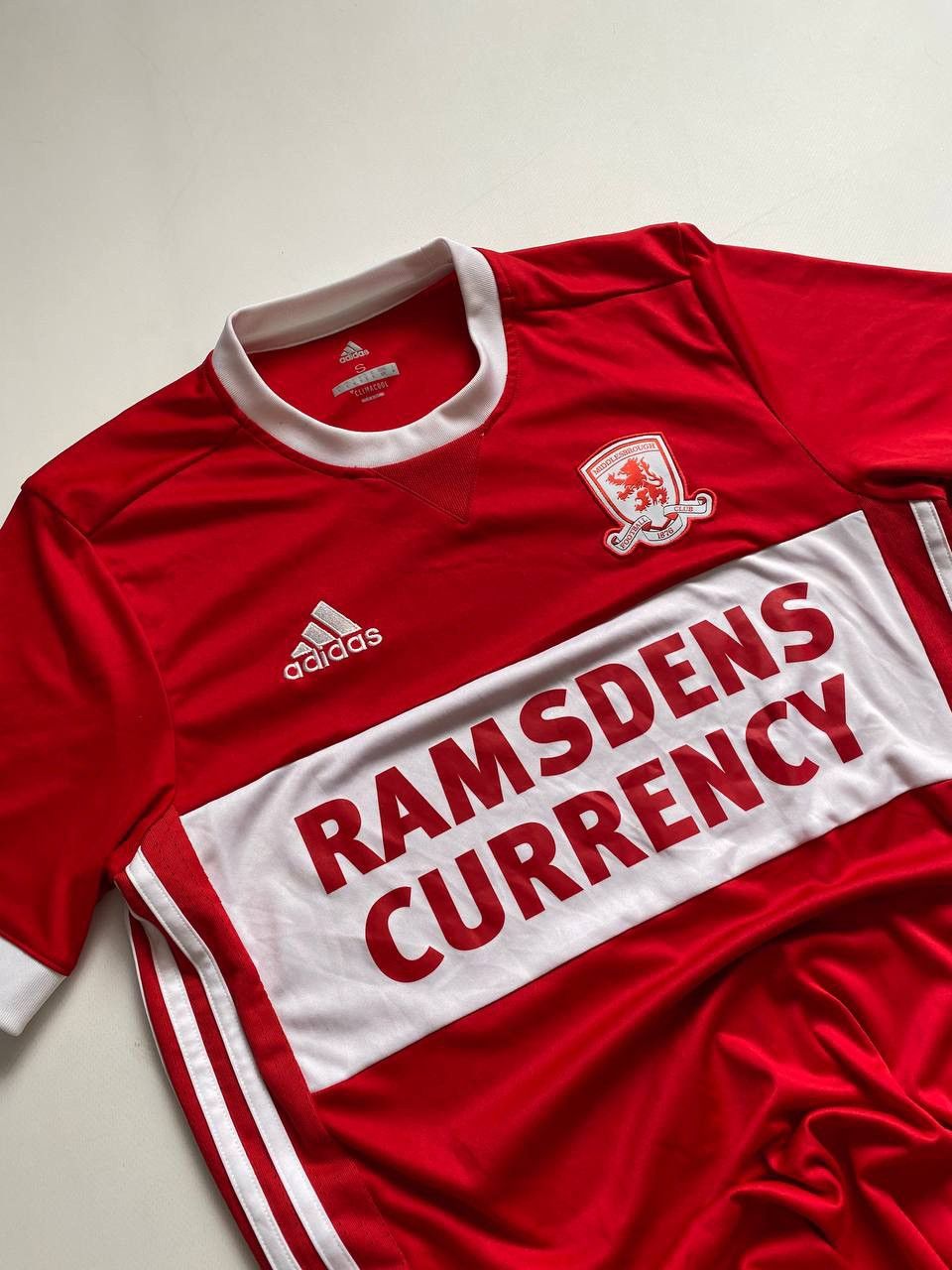 Adidas 2017 FC Middlesbrough England Adidas Home Soccer Jersey Size US S / EU 44-46 / 1 - 2 Thumbnail