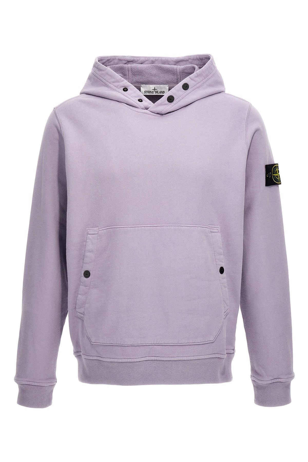 Stone Island Logo badge hoodie | Grailed