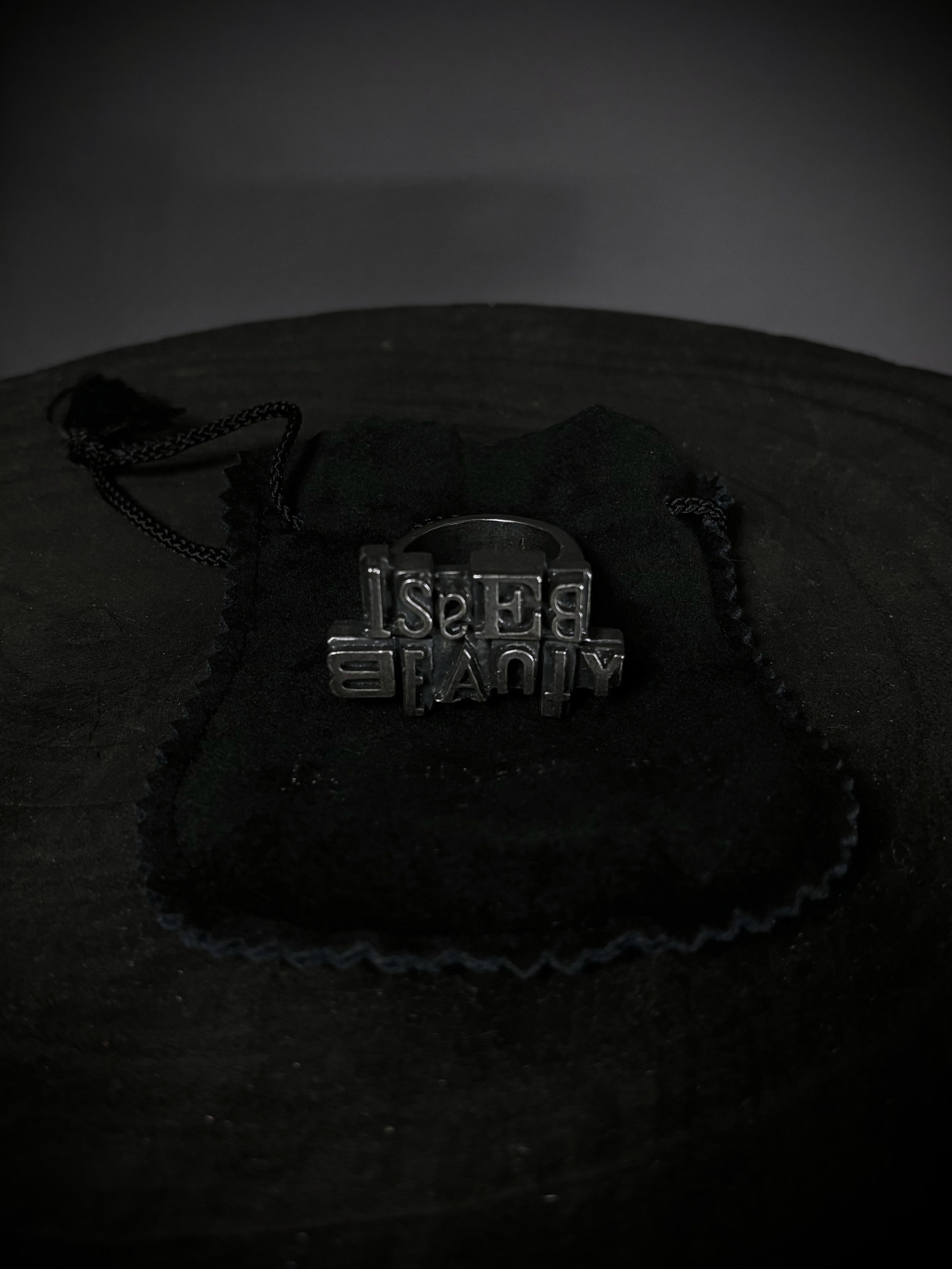 Beauty Beast Beauty:Beast Spellout Logo RIng Size ONE SIZE - 3 Thumbnail