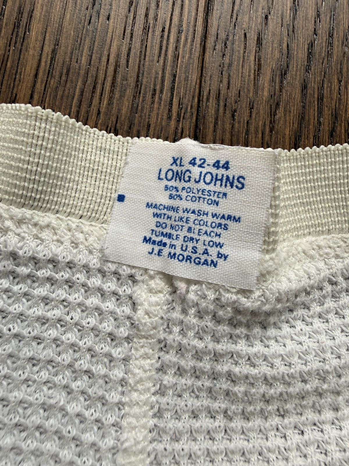 Vintage Vintage Waffle Knit Thermal Long John Pants Size US 40 / EU 56 - 3 Thumbnail