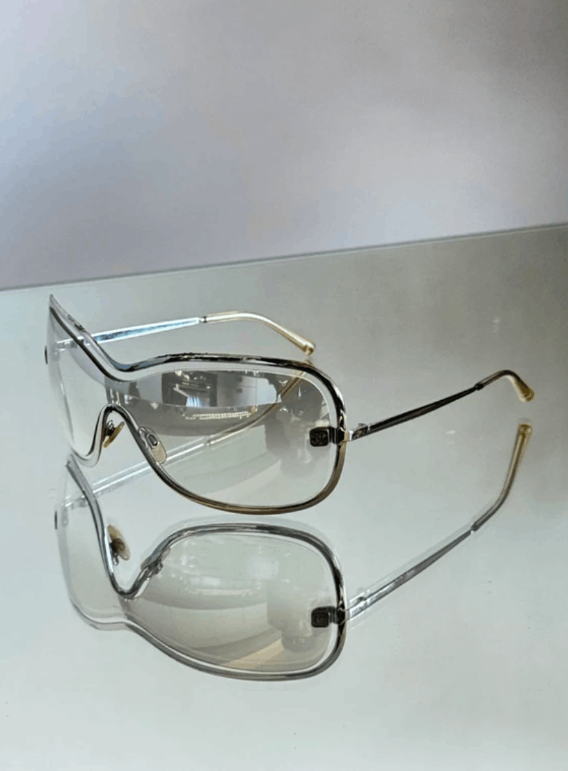 Chanel CHANEL Sunglasses 4030 Silver 4017 5076 CC Size ONE SIZE - 1 Thumbnail