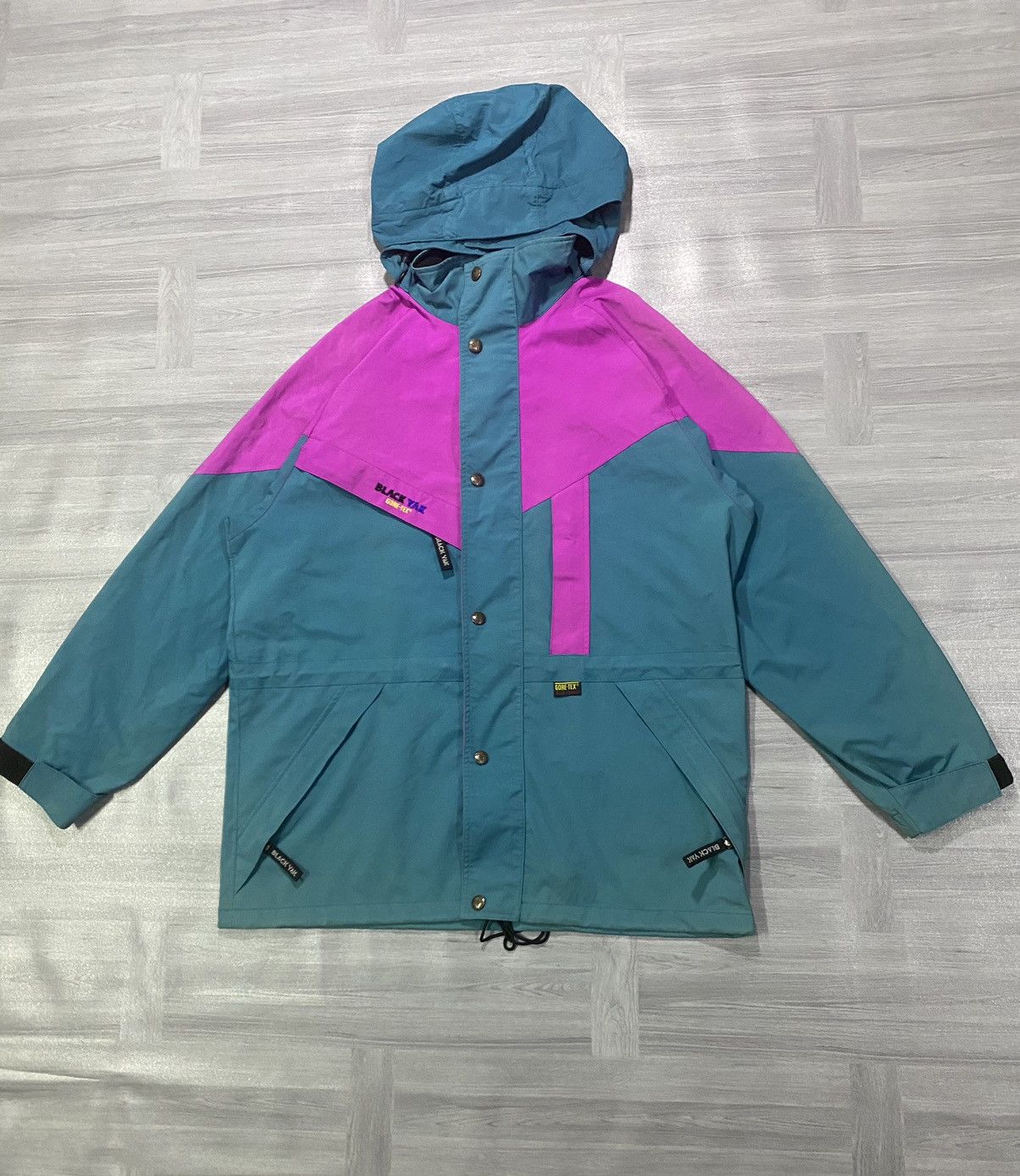 BLACKYAK Vintage BlackYak Gore-Tex Muticolour Jacket Size US XL / EU 56 / 4 - 2 Thumbnail