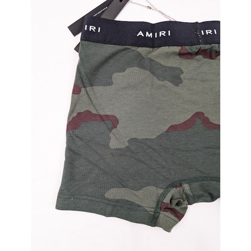 Amiri o1rshd1 Waistband Camo Boxer Short in Orange/Black Size US 34 / EU 50 - 11 Thumbnail